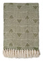 Malini Accessories Haven Olive Throw House of Isabella UK