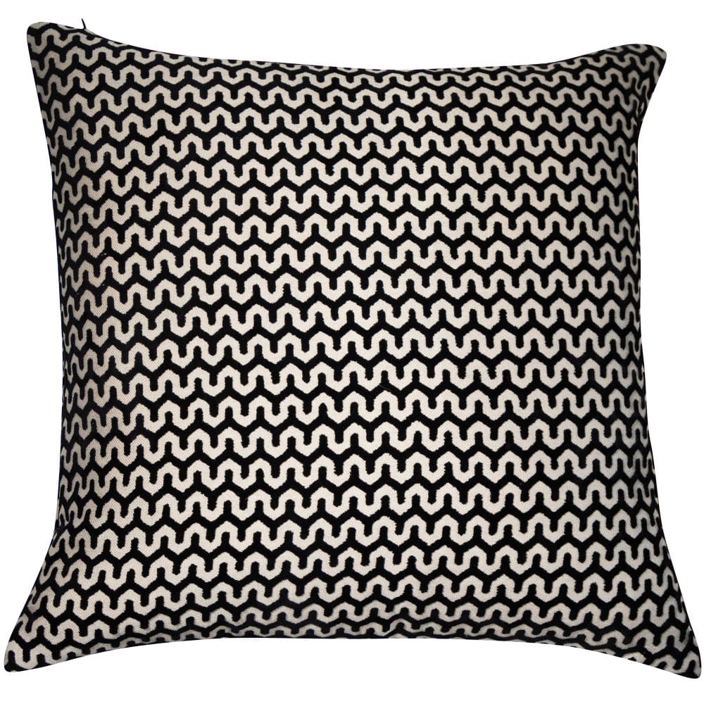Malini Accessories Large Oslo Black Cushion House of Isabella UK