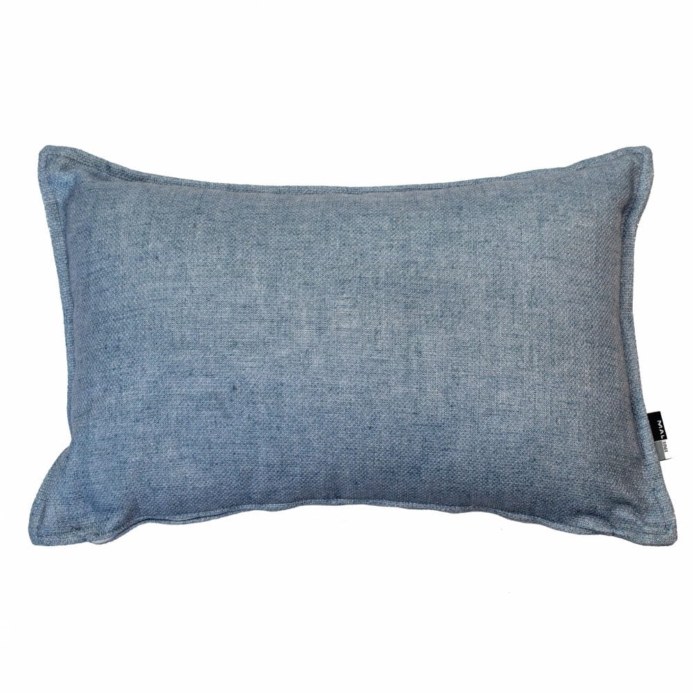 Malini Accessories Linea Rectangle Blue Cushion House of Isabella UK