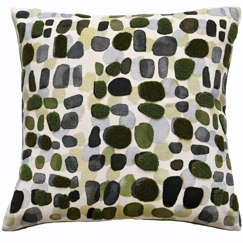 Malini Alfie Olive Cushion.