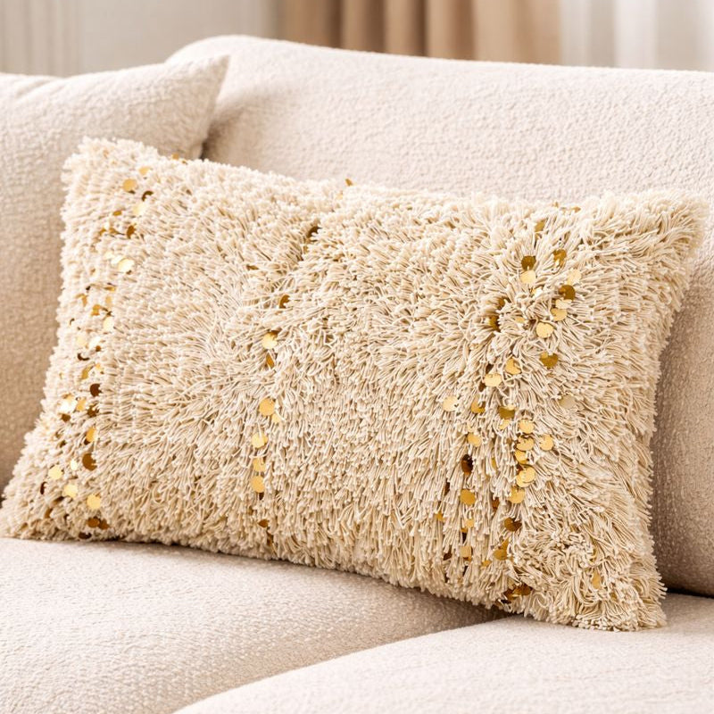 Malini Accessories Malini Aziza Natural Cushion House of Isabella UK