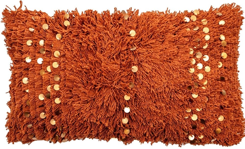 Malini Aziza Rust Cushion.