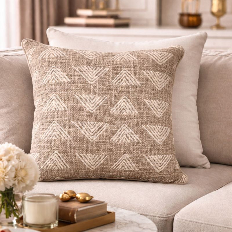 Malini Accessories Malini Bly Taupe Cushion House of Isabella UK