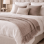 Malini Accessories Malini Brixton Taupe Throw House of Isabella UK