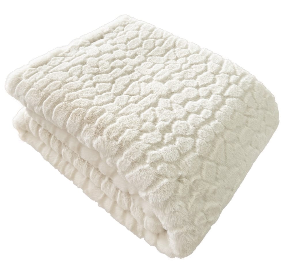 Malini Camberwell Ivory Throw.