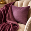 Malini Accessories Malini Cosy Aubergine Throw House of Isabella UK