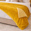 Malini Accessories Malini Cosy Mustard Throw House of Isabella UK
