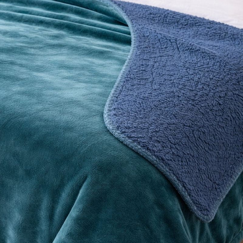 Malini Accessories Malini Cosy Petrol Throw House of Isabella UK