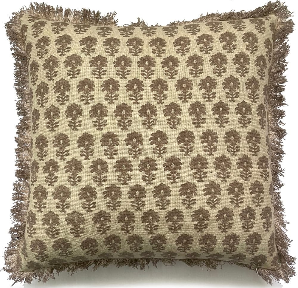 Malini Accessories Malini Dakar Natural Cushion House of Isabella UK