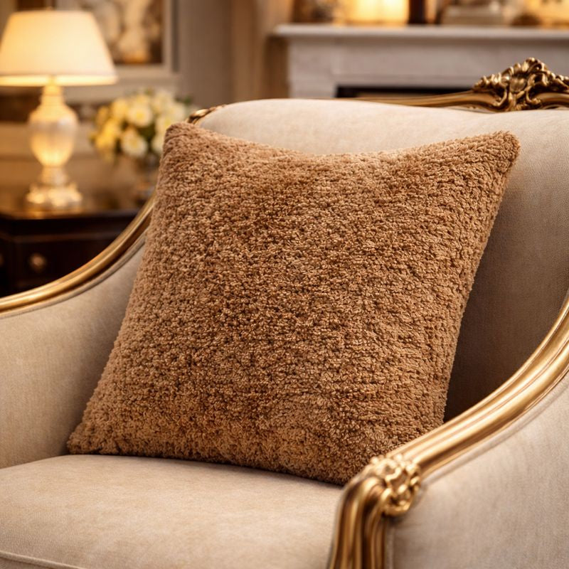 Malini Accessories Malini Essence Brown Cushion House of Isabella UK