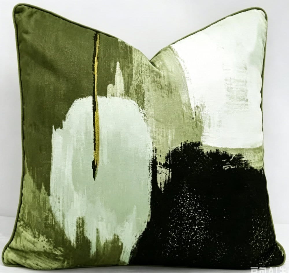 Malini Accessories Malini Geneva Olive Cushion House of Isabella UK