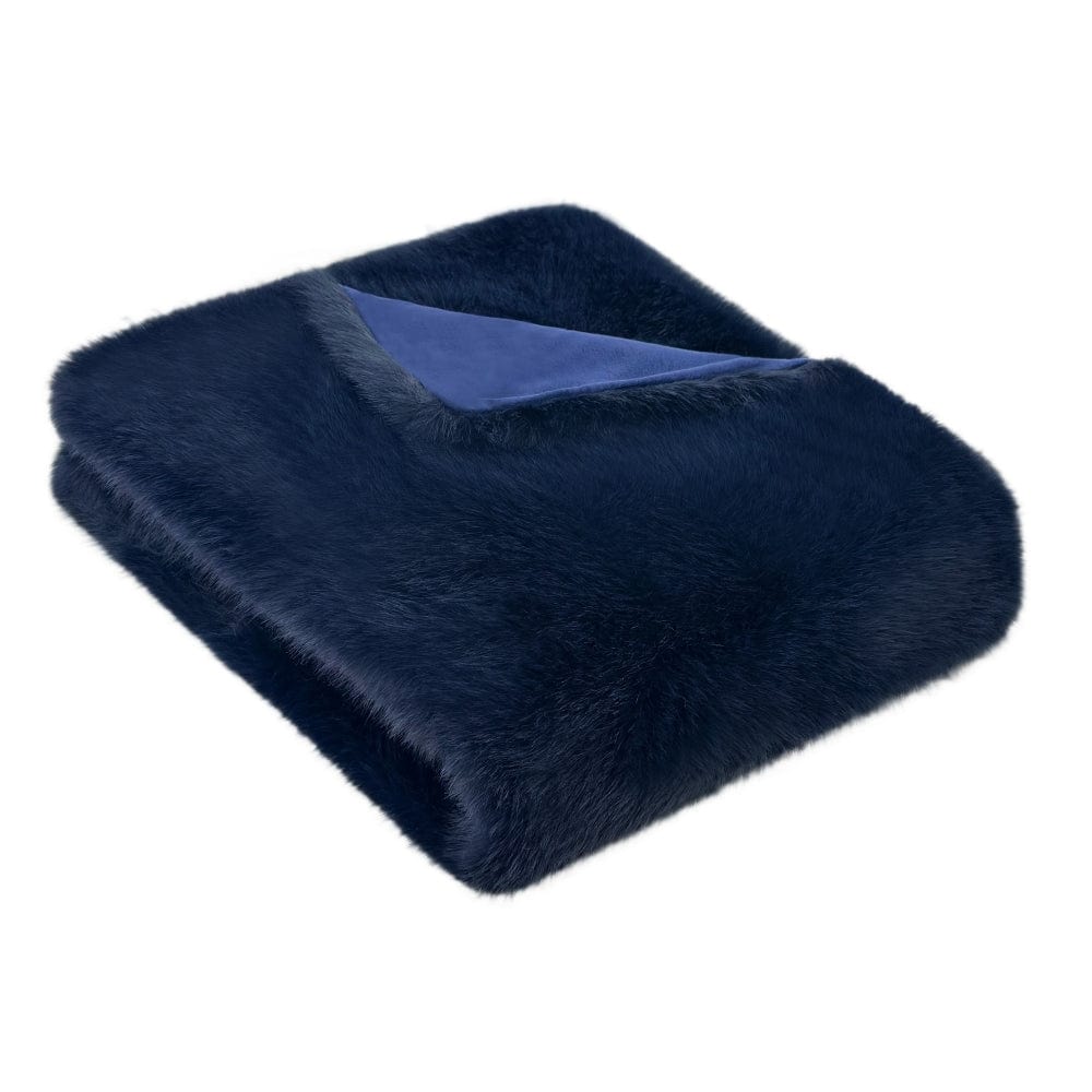 Malini Jasper Navy Throw.