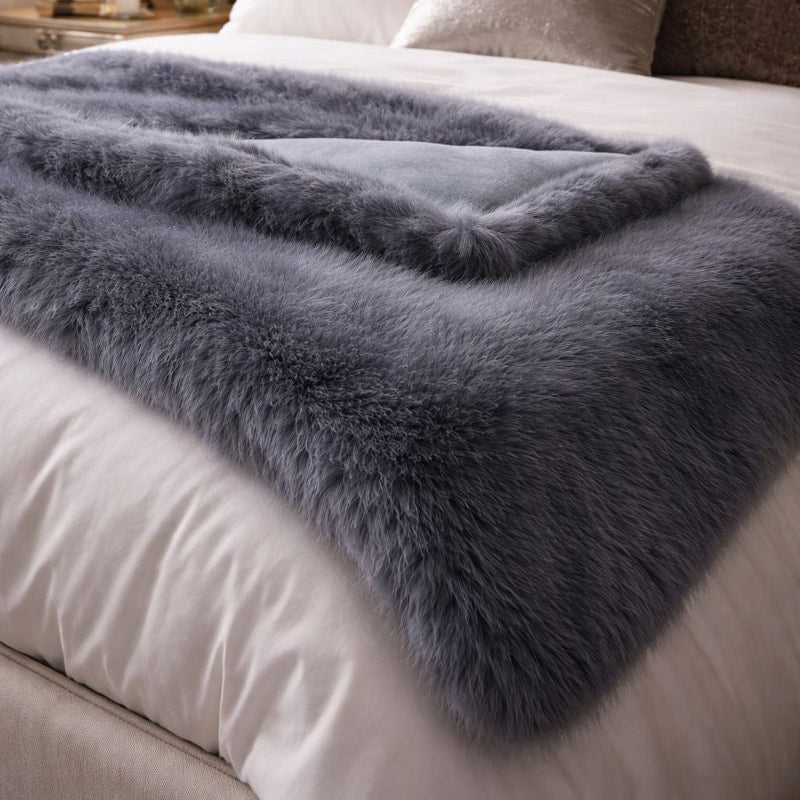 Malini Accessories Malini Jasper Slate Throw House of Isabella UK