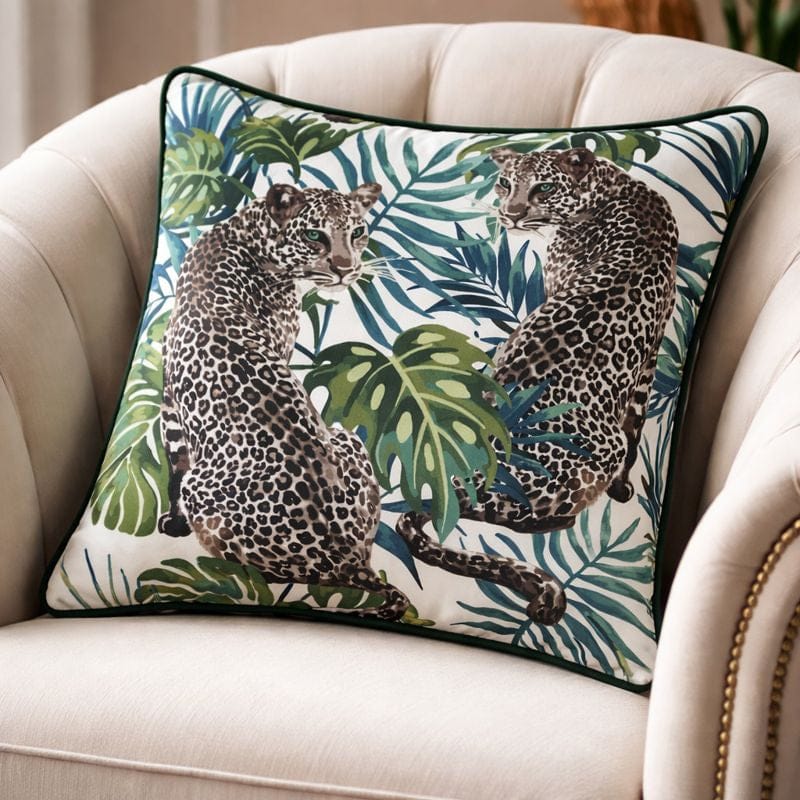 Malini Accessories Malini Juniper Leopard-Love Cushion House of Isabella UK