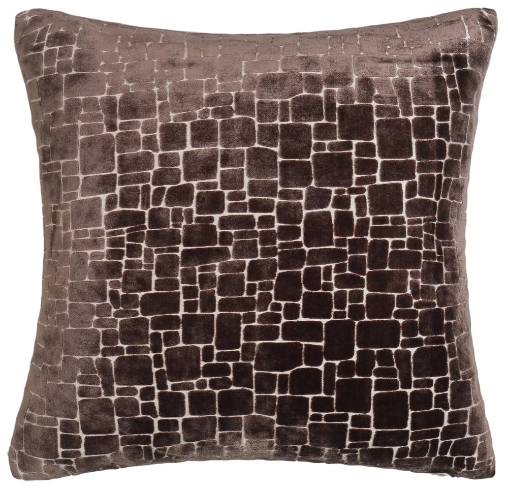 Malini Accessories Malini Large Bergen Choc Cushion House of Isabella UK