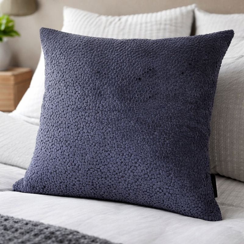 Malini Accessories Malini Large Bingham Navy Cushion House of Isabella UK