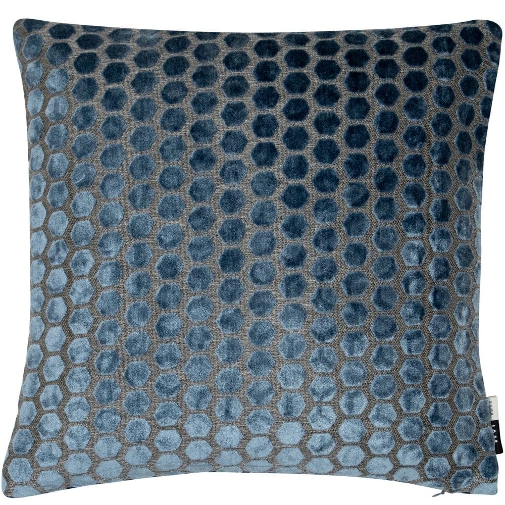Malini Large Jorvik Blue Cushion.
