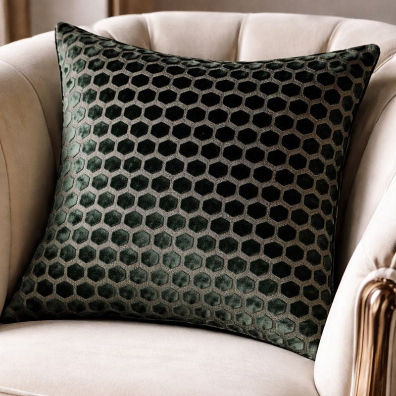 Malini Accessories Malini Large Jorvik Pinegreen Cushion House of Isabella UK