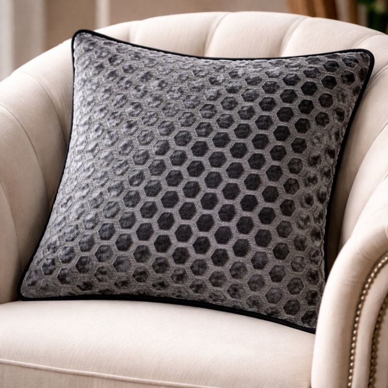 Malini Accessories Malini Large Jorvik Slate Cushion House of Isabella UK