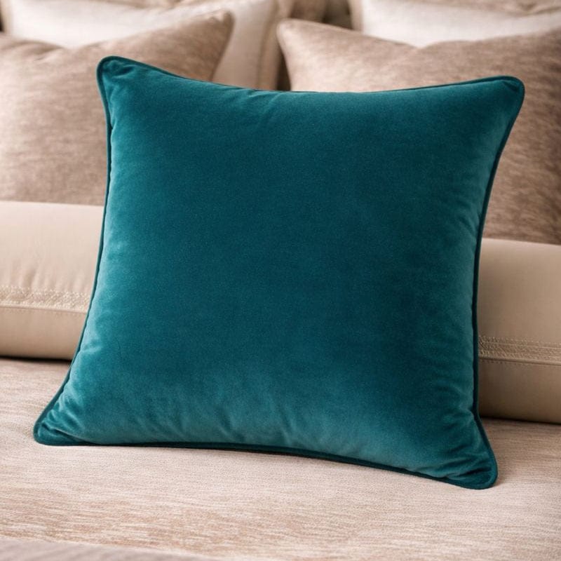 Malini Accessories Malini Large Luxe Teal Cushion House of Isabella UK