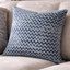 Malini Accessories Malini Large Oslo Blue Cushion House of Isabella UK