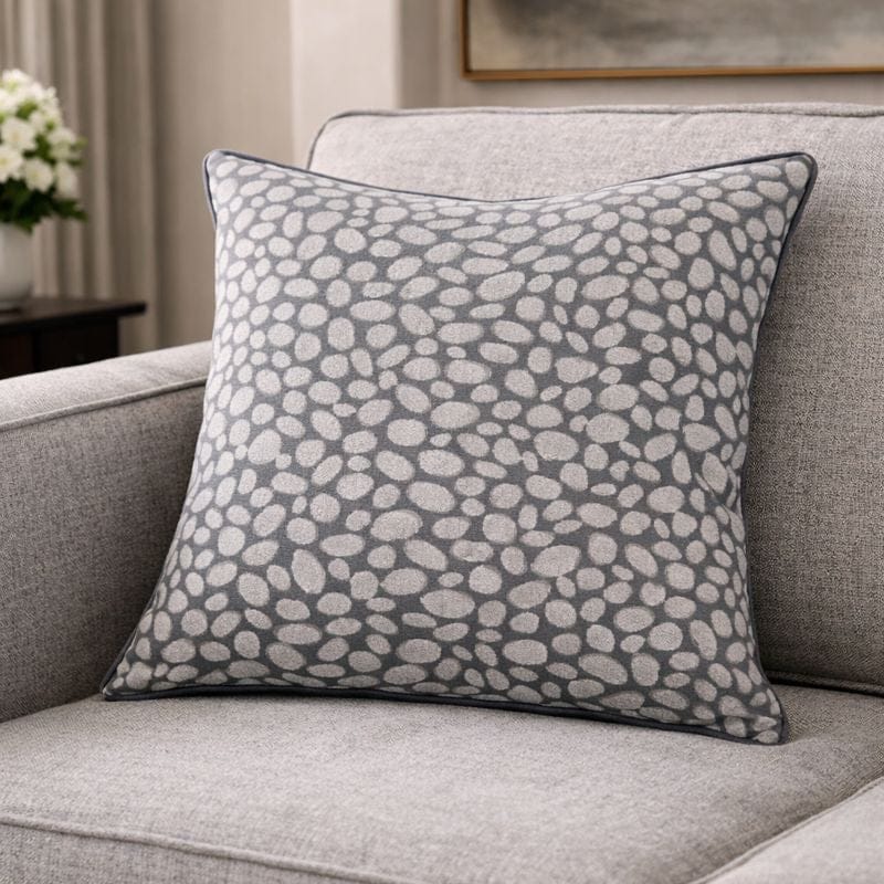 Malini Accessories Malini Large Pebbles Grey Cushion House of Isabella UK