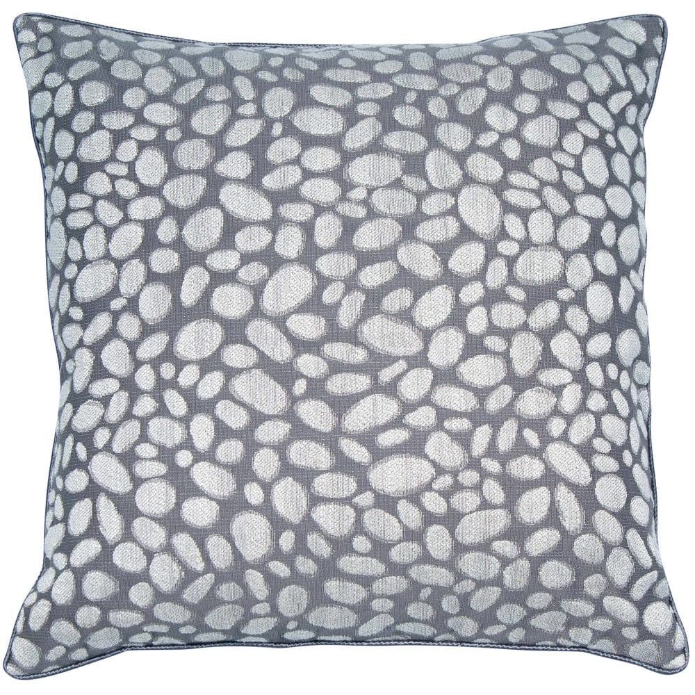 Malini Large Pebbles Grey Cushion.
