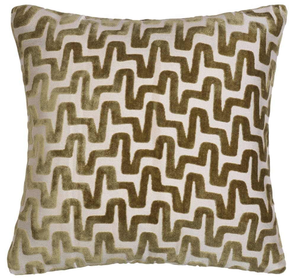 Malini Accessories Malini Large Summit Olive Cushion House of Isabella UK