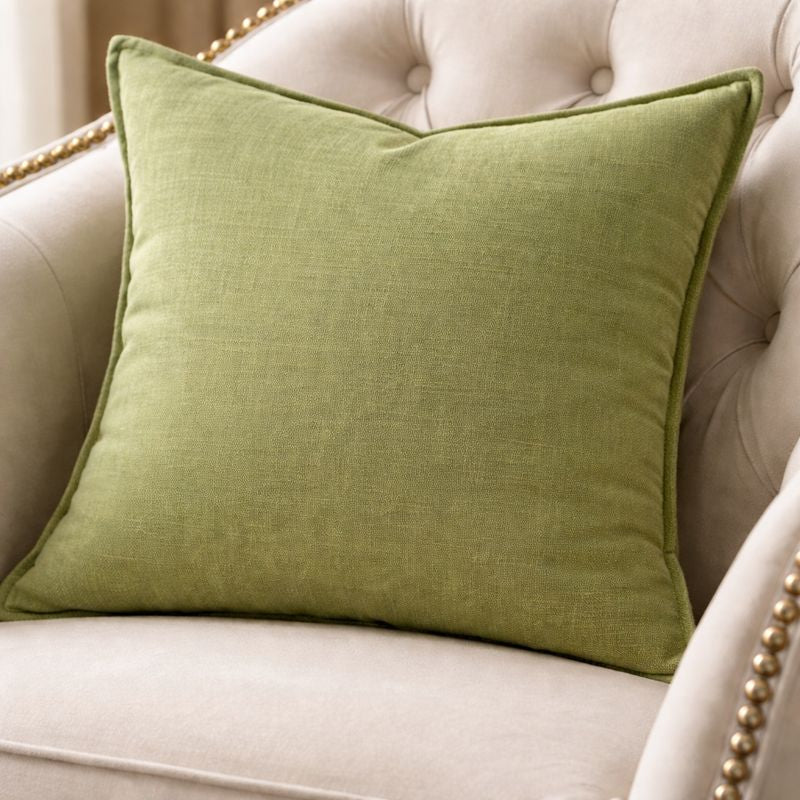 Malini Accessories Malini Large Tia Leafgreen Cushion House of Isabella UK