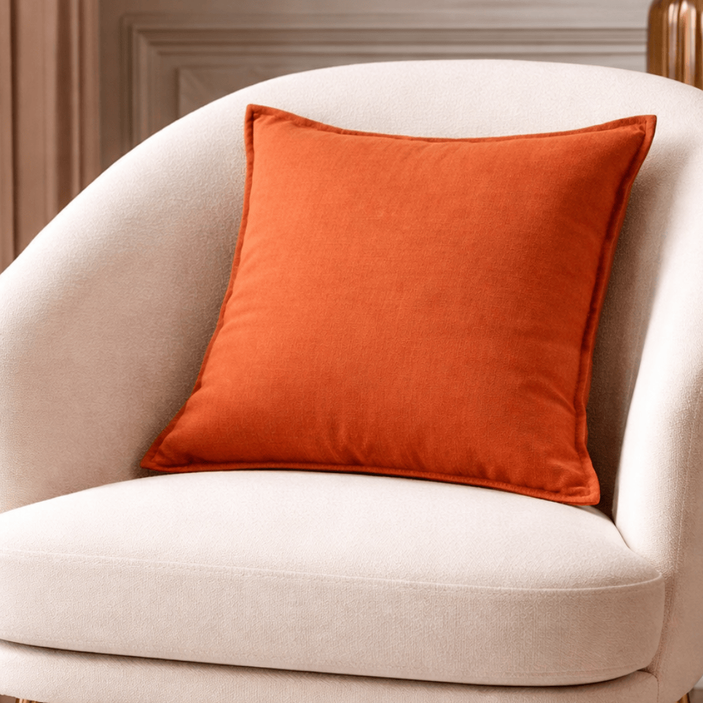 Malini Accessories Malini Large Tia Rust Cushion House of Isabella UK