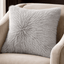 Malini Accessories Malini Large Tibet Grey Cushion House of Isabella UK