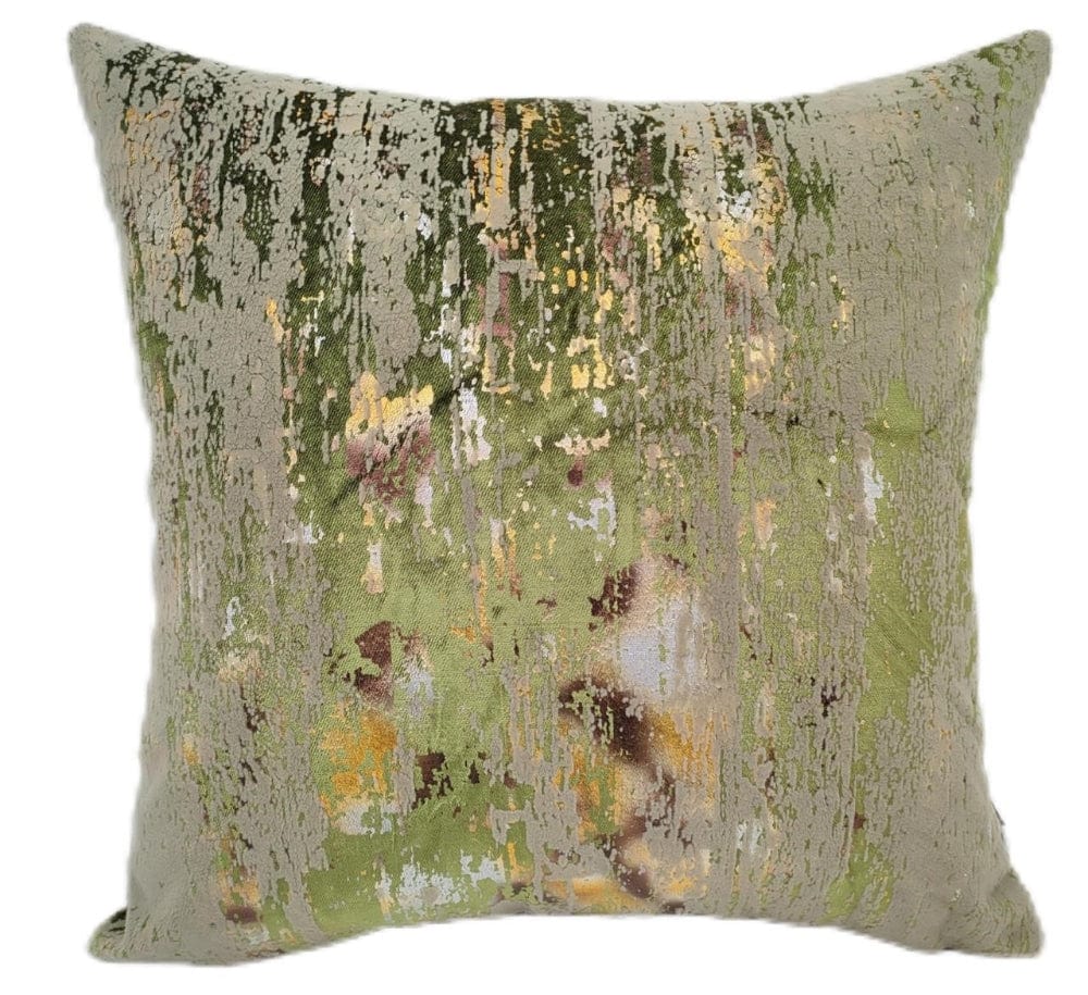 Malini Large Torcello Olive Cushion.