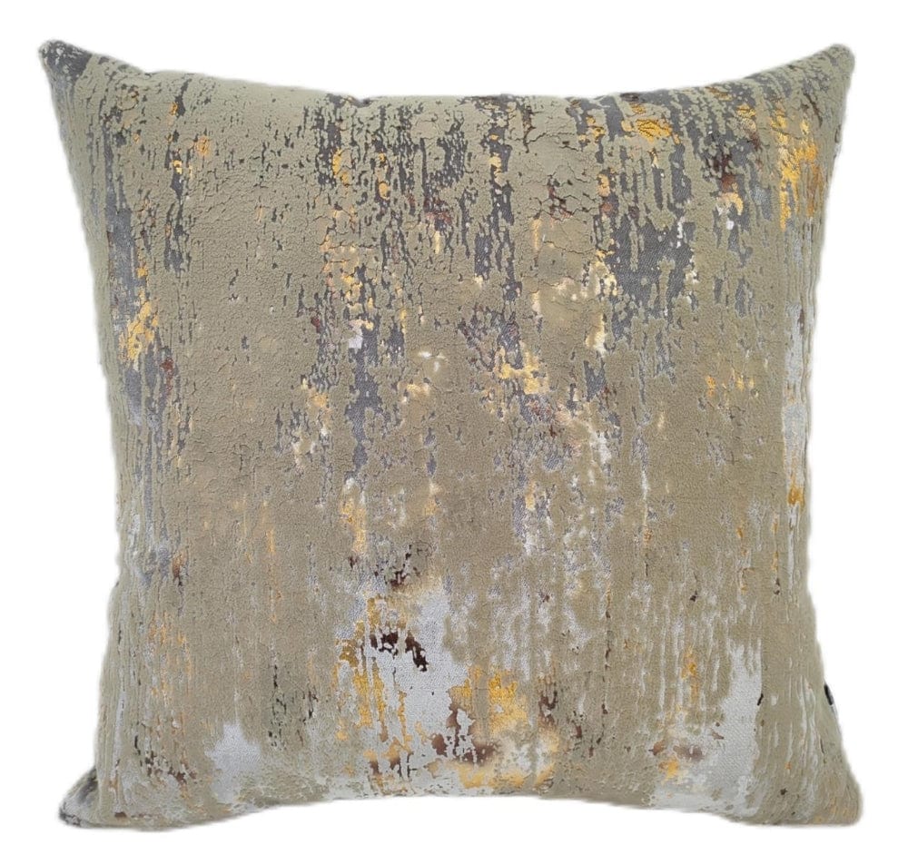 Malini Large Torcello Silver Cushion.
