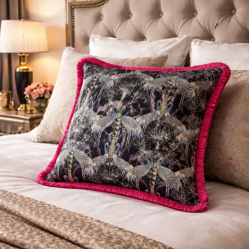 Malini Accessories Malini Lempicka Pink Cushion | OUTLET House of Isabella UK