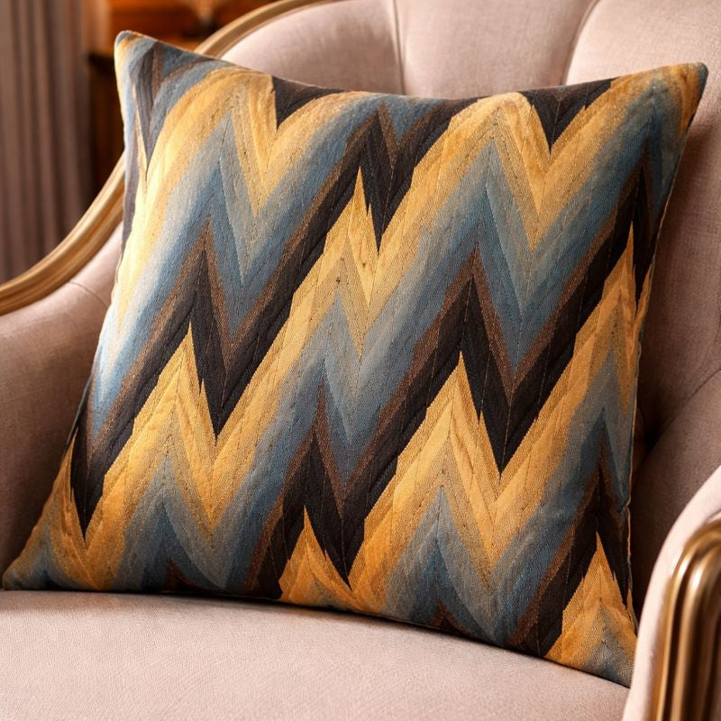 Malini Accessories Malini Lightning Blue Cushion House of Isabella UK