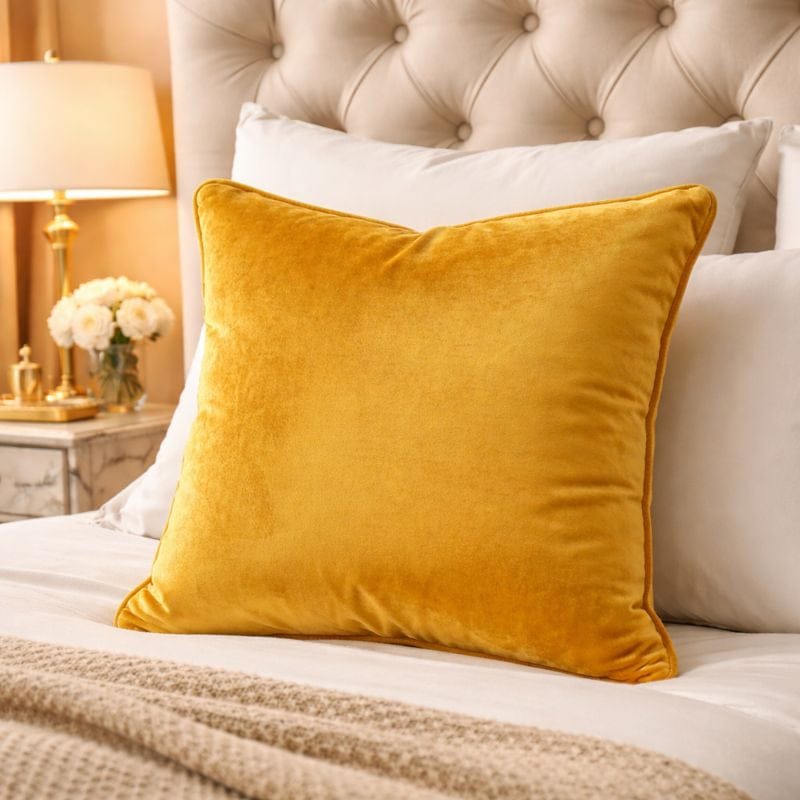 Malini Accessories Malini Luxe Cognac Cushion House of Isabella UK