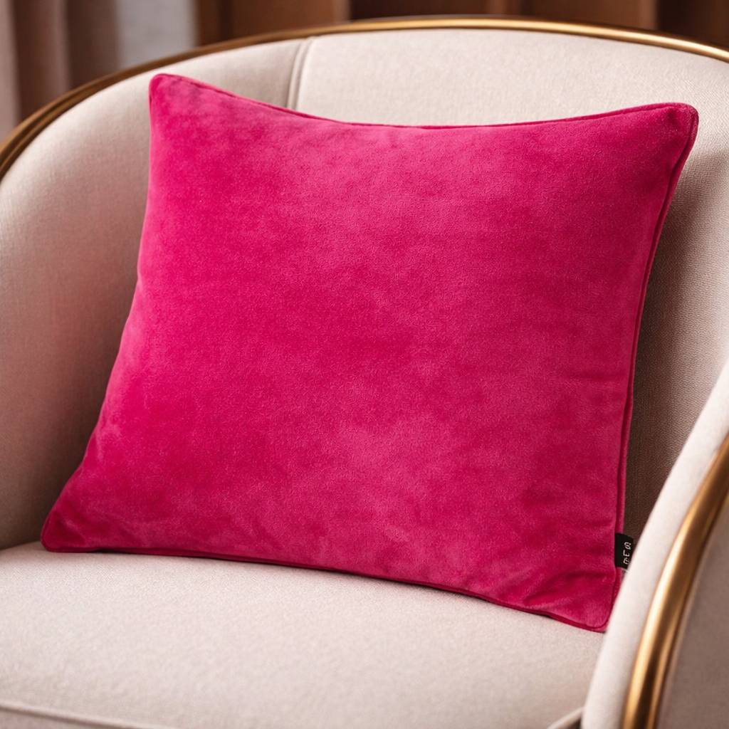 Malini Accessories Malini Luxe Fuschia Cushion House of Isabella UK