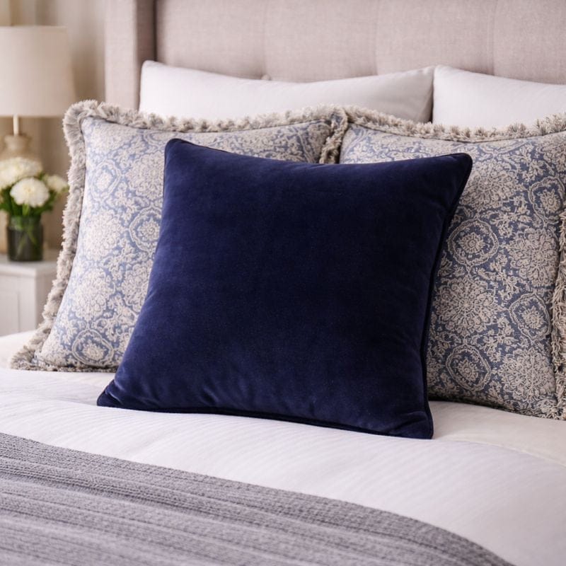 Malini Accessories Malini Luxe Navy Cushion House of Isabella UK