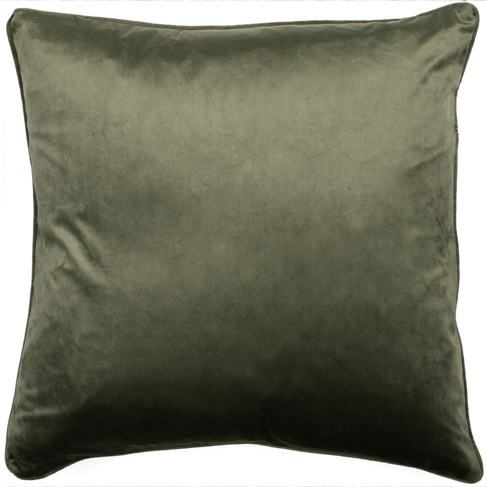 Malini Luxe Olive Cushion.