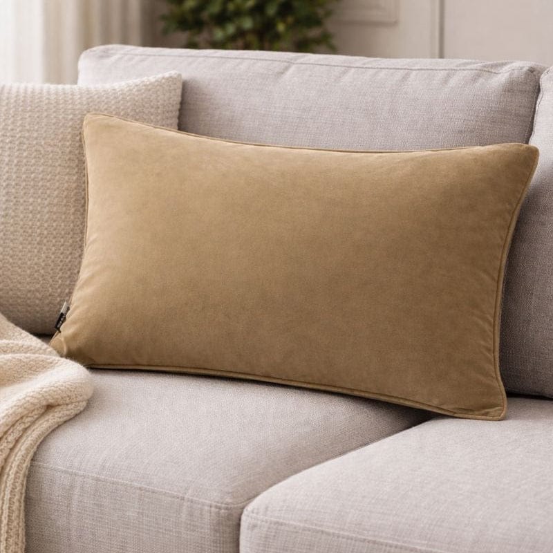 Malini Accessories Malini Luxe Rectangle Champagne Cushion House of Isabella UK