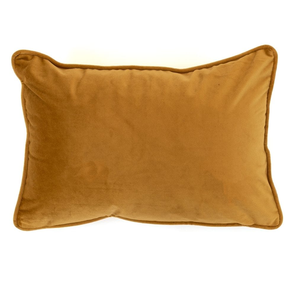 Malini Luxe Rectangle Cognac Cushion.
