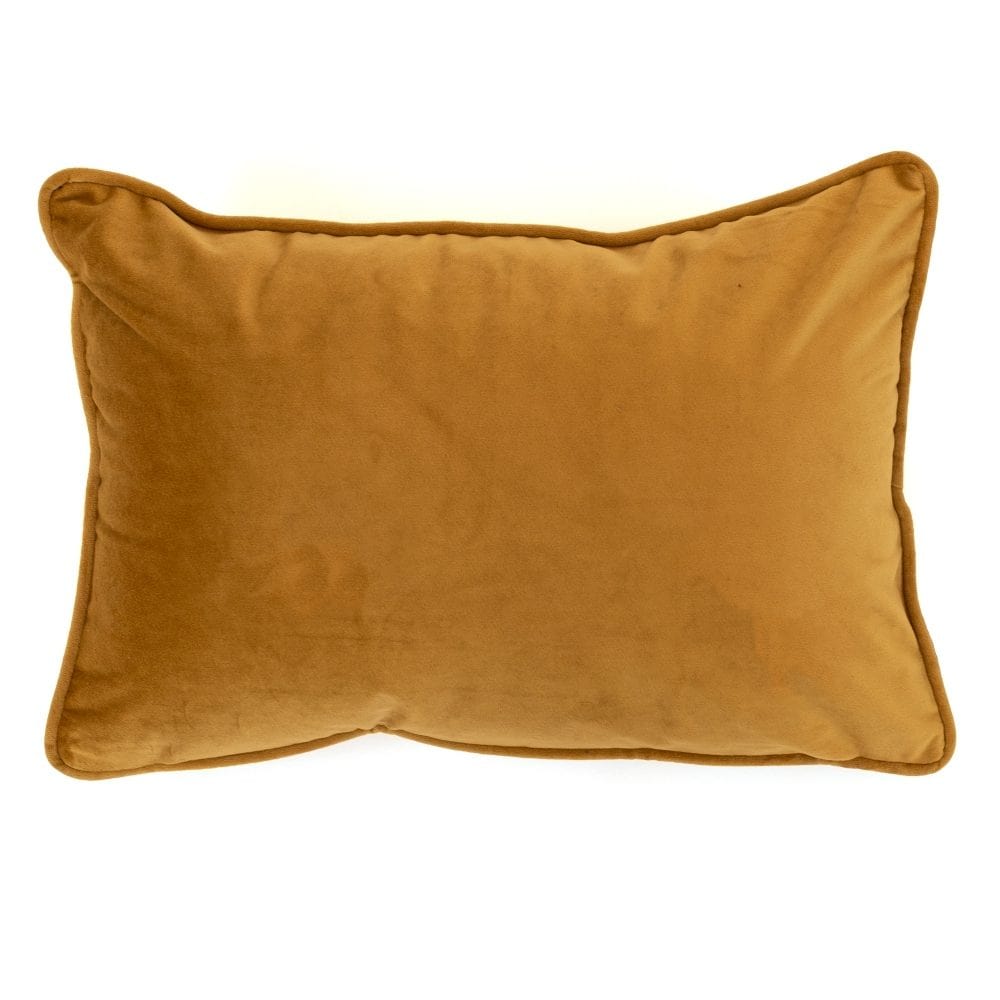 Malini Accessories Malini Luxe Rectangle Cognac Cushion House of Isabella UK