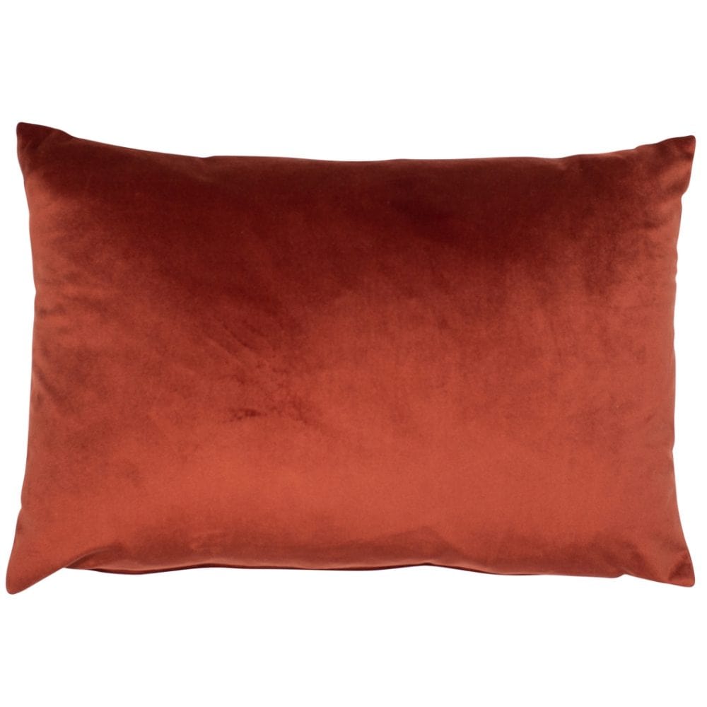 Malini Luxe Rectangle Paprika Cushion.