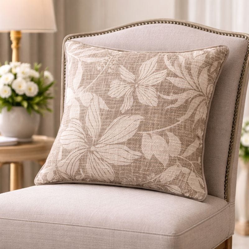 Malini Accessories Malini Mato Taupe Cushion House of Isabella UK