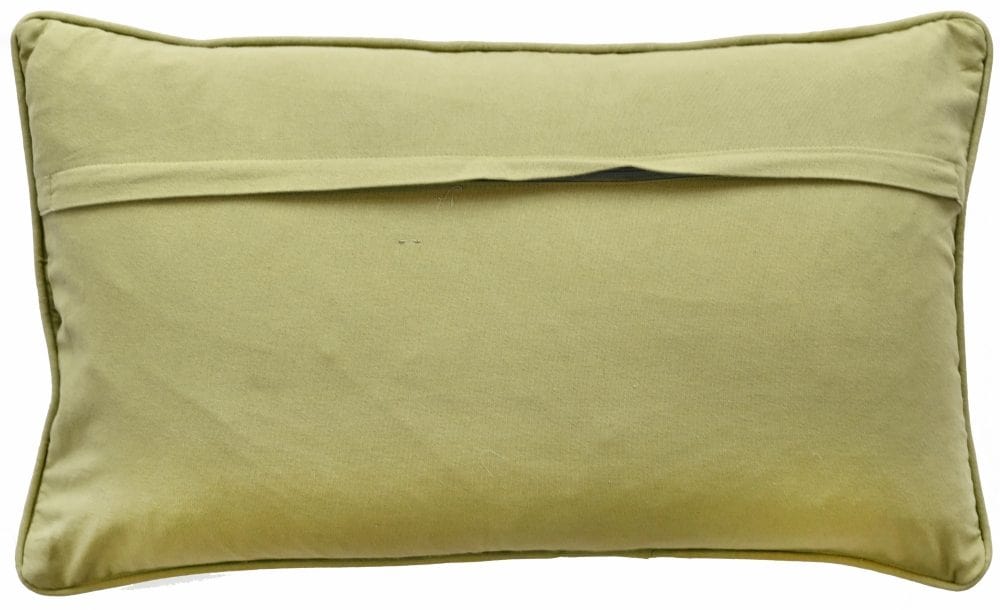 Malini Maze Green Cushion.