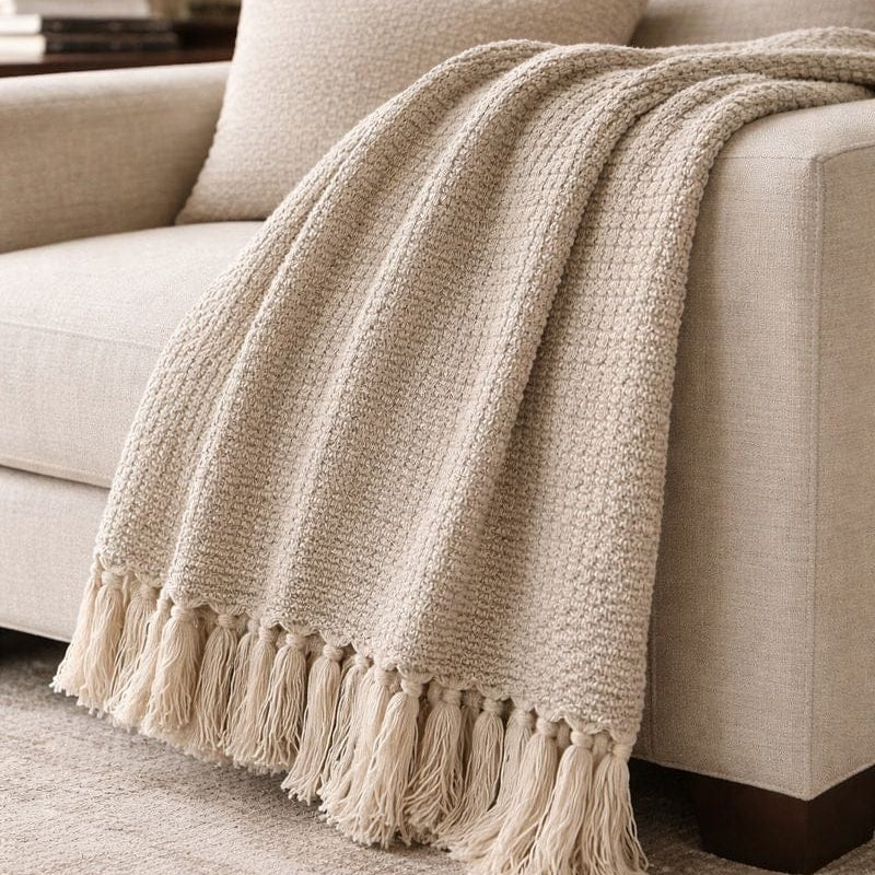 Malini Accessories Malini Mejo Silver Throw House of Isabella UK