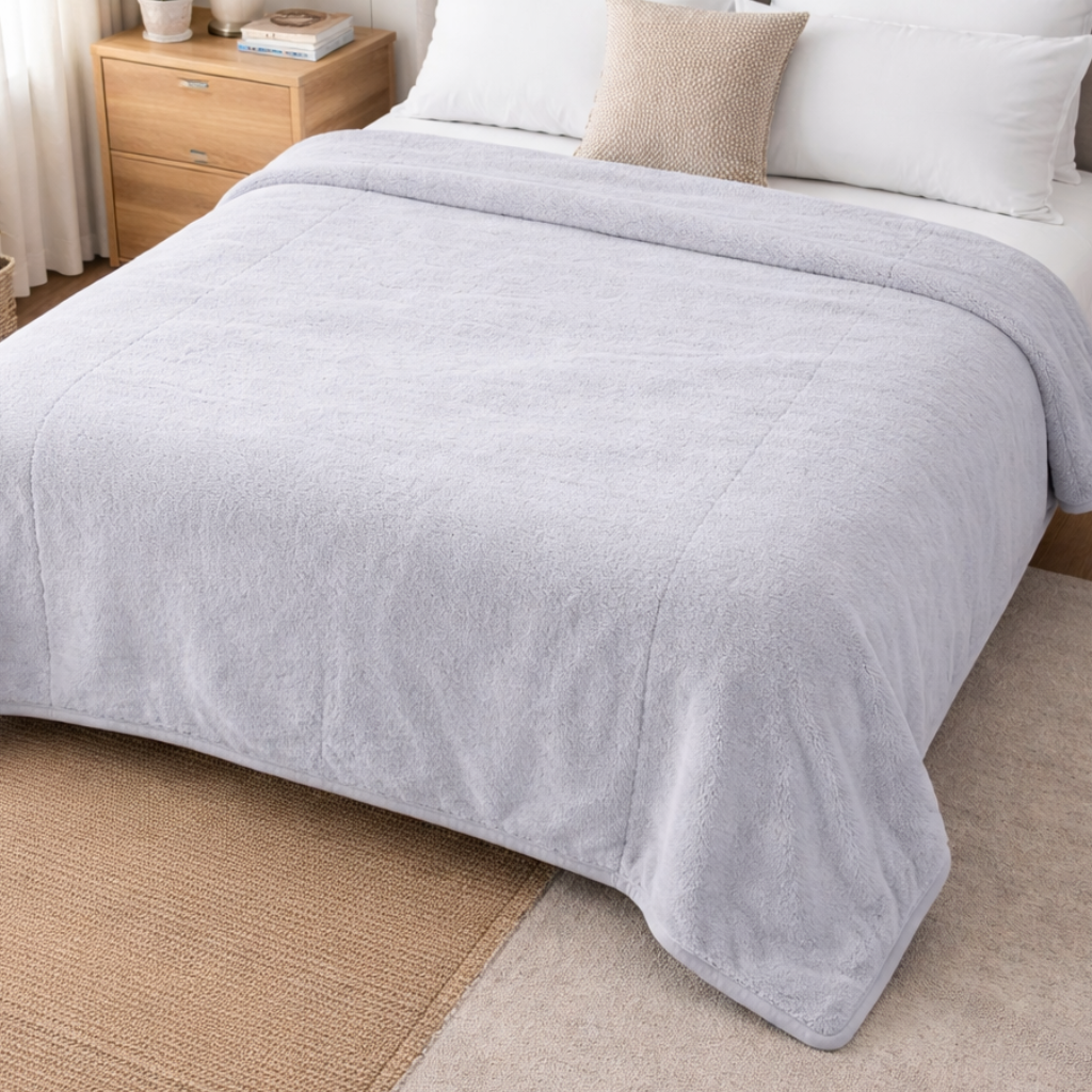 Malini Accessories Malini Mia Silver Throw House of Isabella UK