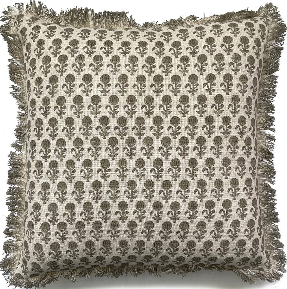 Malini Accessories Malini Navari Grey Cushion House of Isabella UK