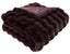 Malini Accessories Malini Raffles Aubergine Throw House of Isabella UK