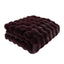 Malini Accessories Malini Raffles Aubergine Throw House of Isabella UK